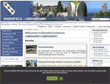 Tablet Screenshot of enzesfeld-lindabrunn.at